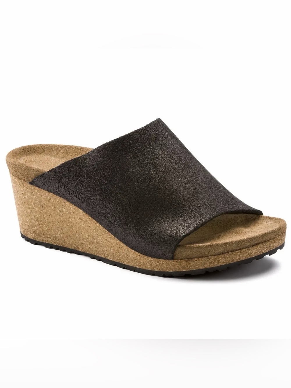 Birkenstock Papillio Namica Washed Metallic Antique Black Sandals 41 US 10-10.5